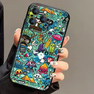 Graffiti TPU Soft Matte Phone Case For Itel Vision 3 P38 A49 S18 A60s A04 S23 P40 A05s P55 S24 RS4 Pro+ Plus