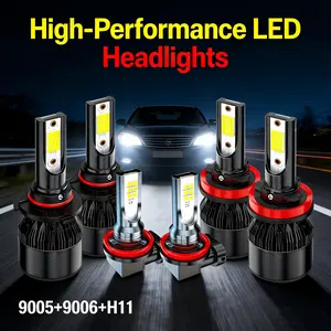 Upgrade Your Corolla! 26000LM LED Headlight High/Low Beam + Fog Light 6PCS | Fit 2009-2013 Toyota Corolla