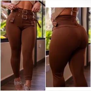 Leggins 2hebilla teaches cafe Workout Legging Pants Sports Comfy Leggings