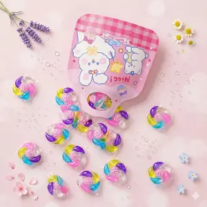 🌟NO PERFUME NEEDED! 6D New Formula Laundry Pods | 10g Concentrated Capsules, 8X Cleaning Power, 70% Active Ingredients, 72H Fresh Scent, Odor Eliminator, Stain Remover, Fabric Softener | Travel & Family Packs 🧺✨