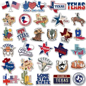 30 Pcs Texas Souvenirs Gifts City Magnetic Refrigerator Magnets Stickers for Home Decoration
