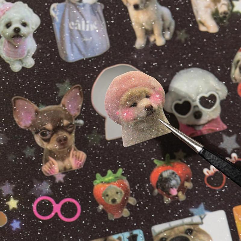 800PCS Cute Pet Stickers Book,  Cat & Dog Kawaii Stickers for Journaling, Scrapbooking, Water Bottles, Laptop, Phone Case & DIY Crafts,30 Sheets，Graduation Gifts