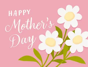 Happy Mother's Day Daisy Yardsy Sign