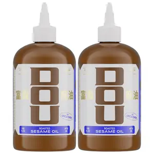 DOU 2x Roasted Sesame Oil - Bold Chilli Flavor - High-Quality Aromatic Oil for Stir-Frying & Drizzling - Versatile & Authentic Taste - Made with Sichuan Peppers & Spices