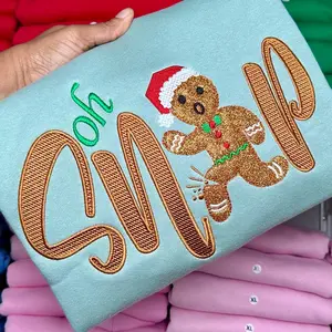 Embroidered Oh Snap Sweatshirt