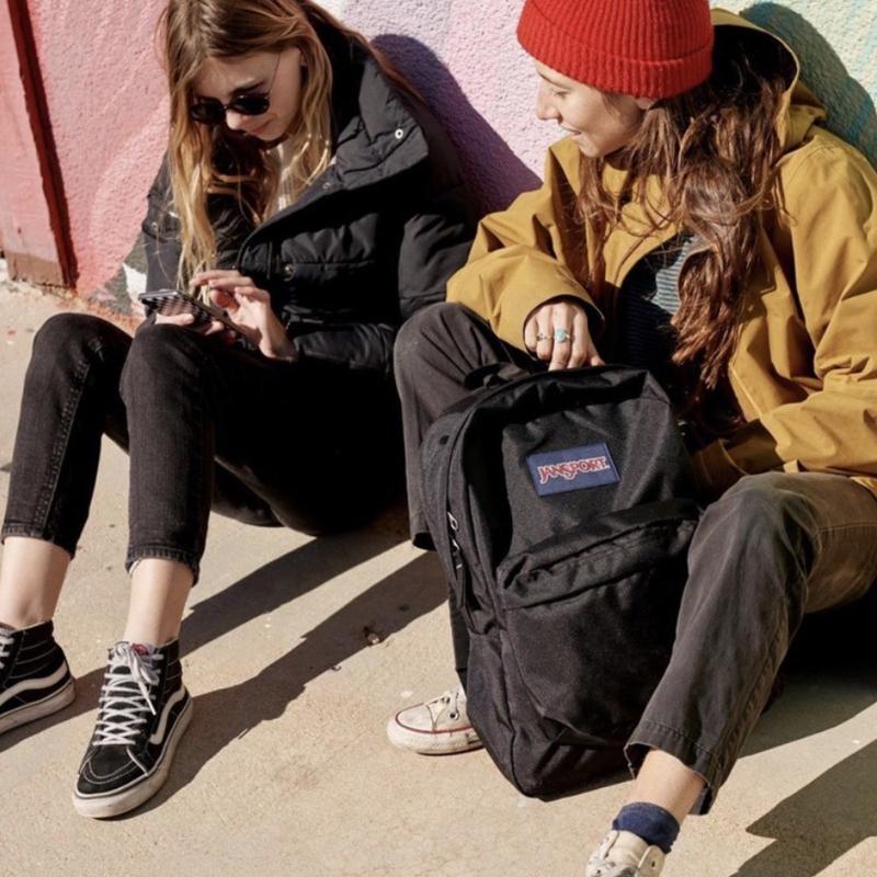 JanSport SuperBreak One Backpacks - Durable, Lightweight Bookbag Front Utility Pocket with Built-in Organizer - Premium Outdoor Backpack Travel Black