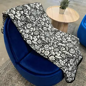DIY Coloring Blanket for Adults with 24 Markers Cozy Velvet Kit for Everyday Use & Home Decor Adds a Unique Touch to Living Rooms or Kids' Spaces,Color Your Own,Unique Touch Summervibes