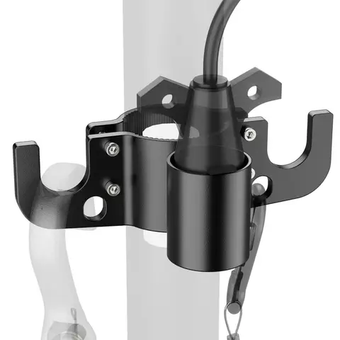Safoner Aluminum RV Towing Chain Organizer & 7-Way Plug Holder  Tow Hitch Mount Installation  | RV Camper Accessories