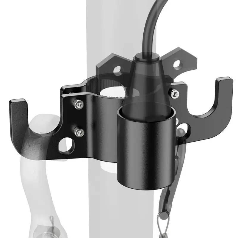 Safoner Aluminum RV Towing Chain Organizer & 7-Way Plug Holder Tow Hitch Mount Installation | RV Camper Accessories