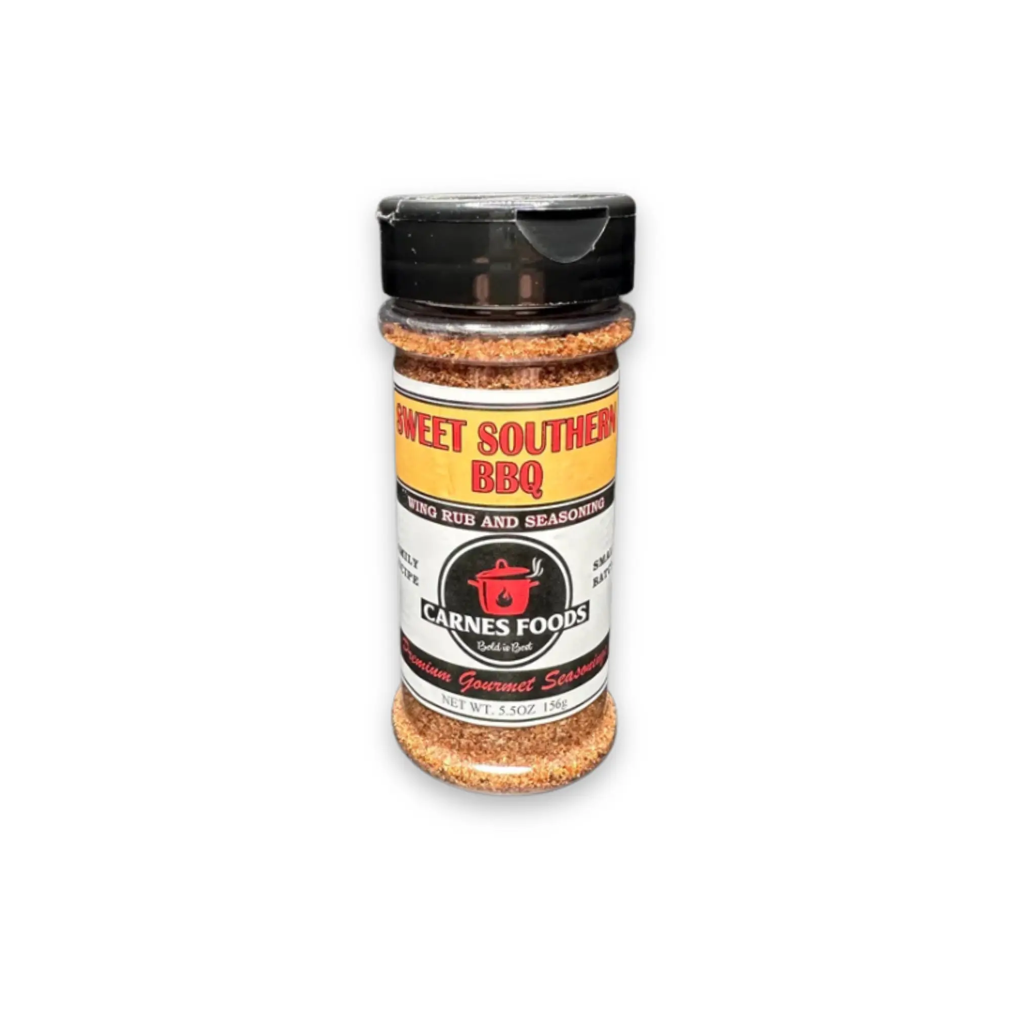 Sweet Southern BBQ 5.5oz Bottle with Duel Flapper Lid