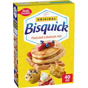 Bisquick Pancake and Baking Mix, Original, Makes About 60 Pancakes, 40 oz