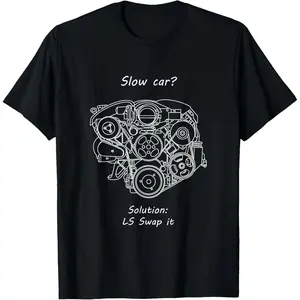 100%cotton LS Engine Swap T-Shirt