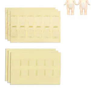 72pcs Adhesive Tape for Angel Hipper, Double-Sided Clear Glue Sticky Putty Removable Mini Figures Sticker Pads Replacement Residue-Free & Secure Hold for DIY Decor