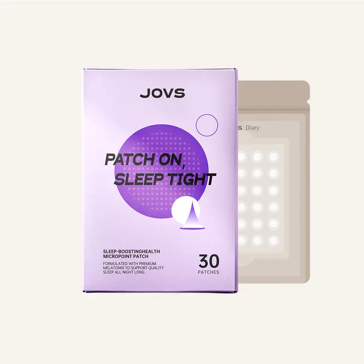 JOVS Natural Transdermal Microneedle Patch, Prop 65 Safe Microneedle-Infused Sleep Aid