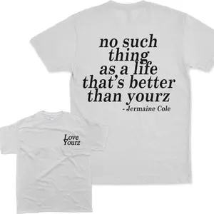 J Cole DreamVille Love YourZ Lyrics 2-Sided Graphic   Trending Unisex Streetwear for Men & Women, Viral Music Graphic Top, Must-Have Hip-Hop Outfit