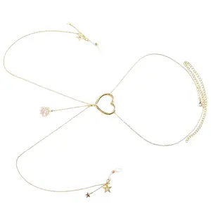 Body Jewelry Nipple Chain Bra Bikini Sling Chest Skirt