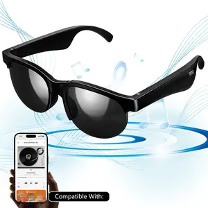 Smart Sunglasses Sun Protection Stereo Music Play Stable Wearing Design Long Endurance Battery for Mountain Riding Wilderness Trip Daily Leisure Festival Gift