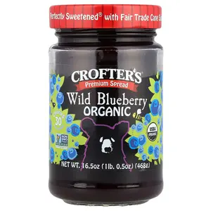 Crofter's Organic Organic Premium Spread, Wild Blueberry, 16.5 oz (468 g)