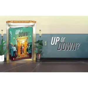 Capstone Games Up or Down? Card Game – Fun Family Card Game for 2-6 Players – Quick Play, Easy-to-Learn Strategic Card Game for Game Night, Fun Card Games for Adults