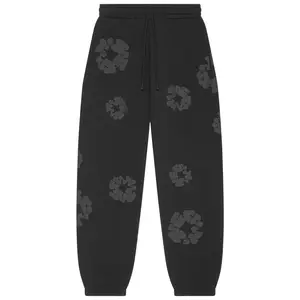 Denim Tears Mono Wreath Sweatpants 'Black'