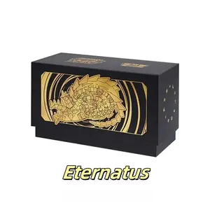 Pokemon S-Chinese Eternatus CS4.1C Brilliant Energy Black Gold Gift Box with Fusion Strike Packs