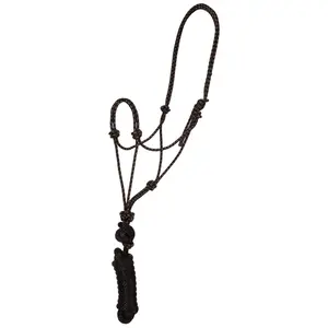 Mustang Economy Regular Horse Mountain Rope Halter and Lead