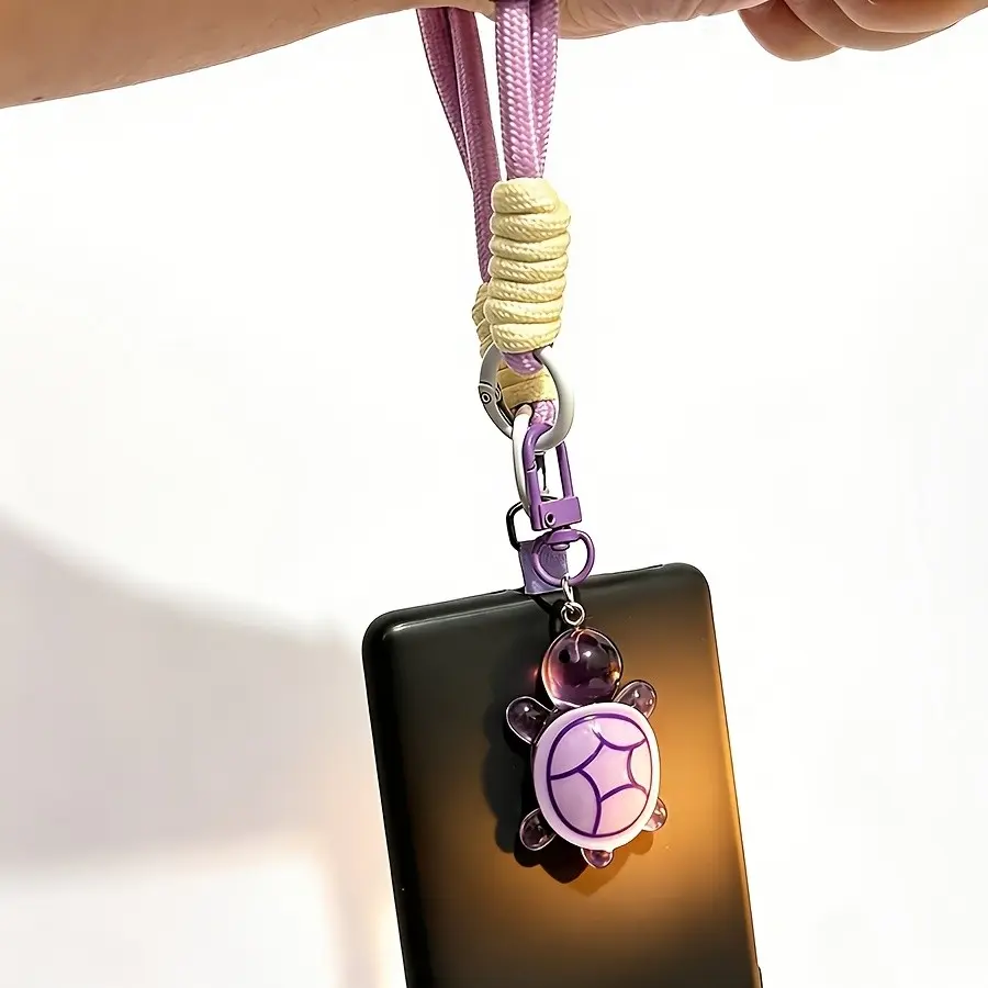 Cute Handmade Anti-Loss Turtle Wrist Strap with Phone Lanyard, Phone Chains, Universal Fit, Perfect Gift for Friends, Includes Spacer and Lucky Turtle Charm, Phone Accessories, Phone Wristlet