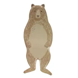 Meri Meri Brown Bear Plates 8ct