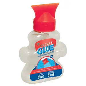 Puzzle Glue Shaped Bottle - 5 oz, Ideal for Puzzles