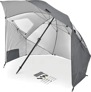 Sport-Brella Premiere XL UPF 50+ Umbrella Shelter for Sun and Rain Protection (9-Foot)