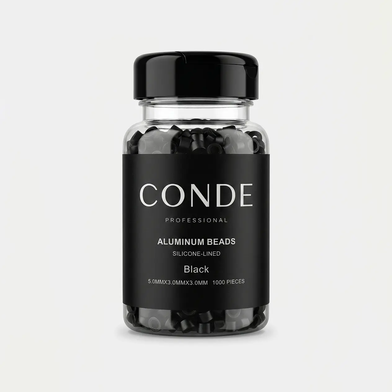 Conde Hair Aluminum Beads Silicon Lined
