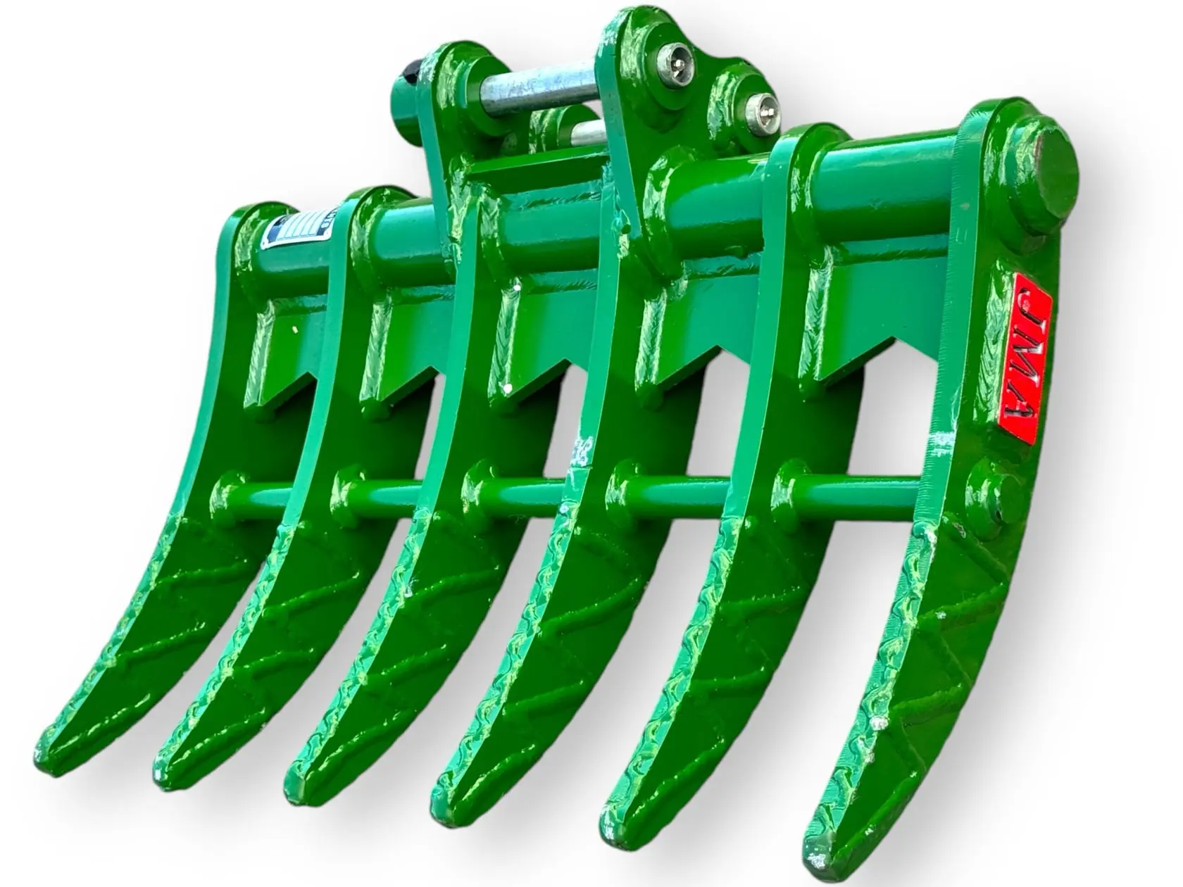 24" Brush Rake for 0.5 - 1.5 tons Mini Excavators. 25mm Pins