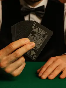 Metal Playing Card Deck – 56 Card Set w/ 4 Unsuited Jokers, Laser Engraved, Choice of Color & Card Backs, Anodized Aluminum, Multiple Colors – Gamer, Gambler, Gift, Keepsake, Travel-Friendly Personalize Custom