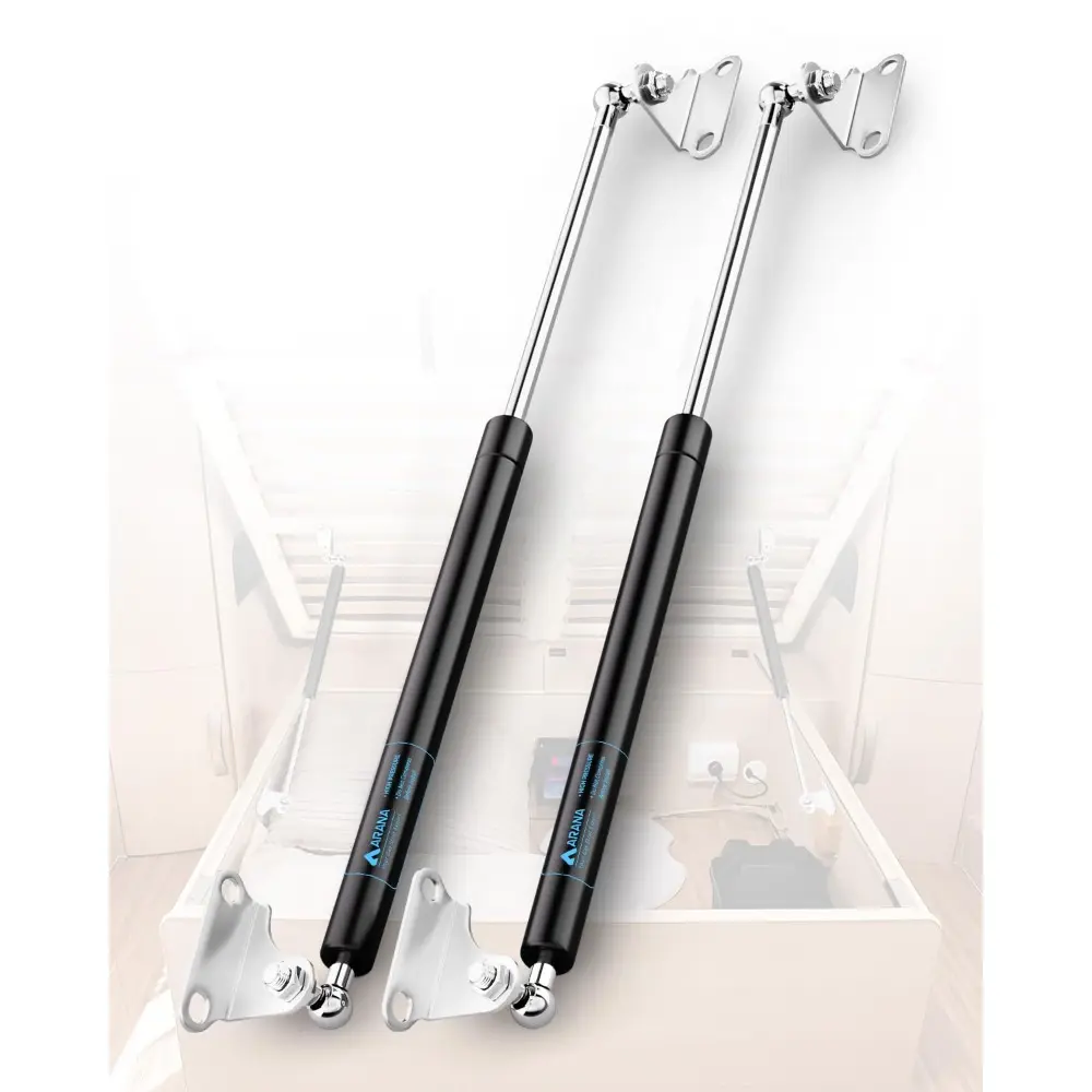 Gas Struts 20 inch 100 lbs with Brackets, Heavy Duty Hydraulic Shocks For Door, 20" Gas Springs Lift Support Arm For Heavy Lid,Window,Boat Hatches(Fits 00-110 lbs Lid), 2 Pcs
