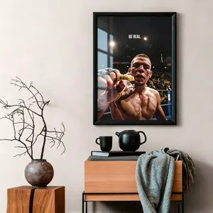 1Pc,High Quality Printing,Modern Style,Nate Diaz, Ufc Boxer Mma, "Fight Club" Movie Poster,Wall Art Decor Living Room Bedroom Office,Home Decoration, Perfect Gift