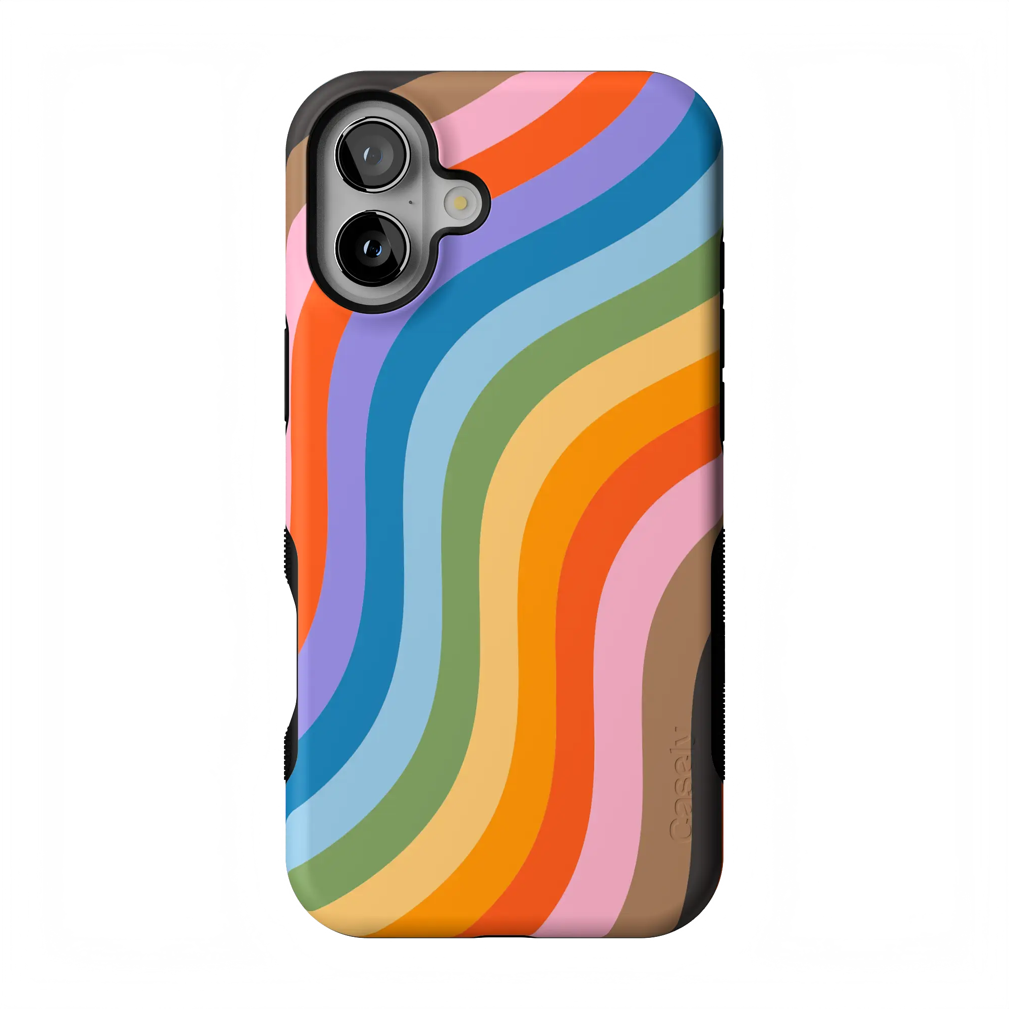Casely iPhone 16 Plus Case | Love for All | Rainbow Pride | Bold Protective Design | Compatible with MagSafe