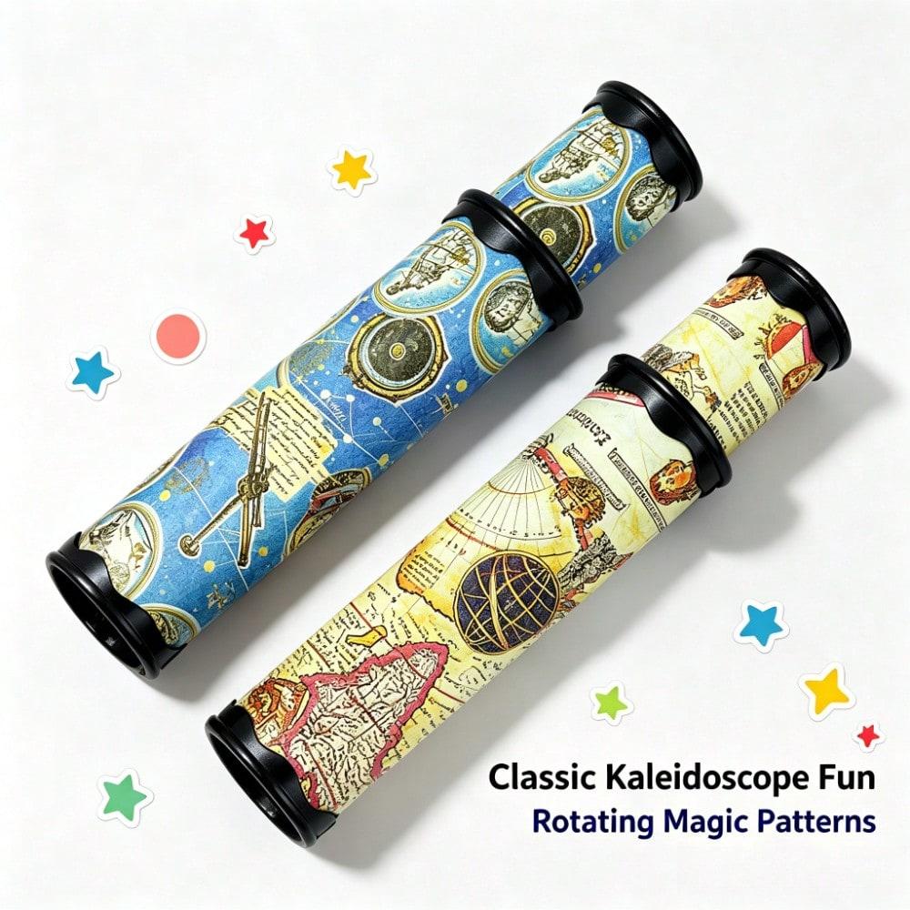 1pc Classic children's kaleidoscope, retro rotating kaleidoscope toys, early education sensory puzzle toys, portable handheld novelty toys, party gifts, classroom rewards for outdoor play toys 1pc Classic children's kaleidoscope, retro rotating kaleidoscope toys, early education sensory puzzle toys, portable handheld novelty toys, party gifts, classroom rewards for outdoor play toys