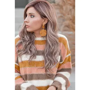 Boho Vibes Clay Macrame Earrings