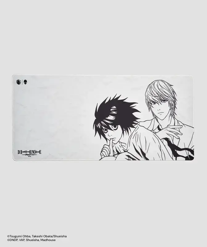 Liquid x Death Note Light And L Mouse Pad Anime Computer Offices Mousepad Anti-slip Desk Mat