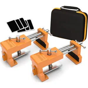 Cabinet Clamps 2 Pack - Protective Case Included - Claw Clamps for Cabinets, Cabinet  Frame Clamps