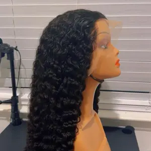 Jerry Curly Human Hair Full Machine Wig - Fashion Accessory