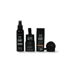 Bundle: Hair Fibers + Spray Applicator, Hair Spray, and Root Touch-Up Hair color