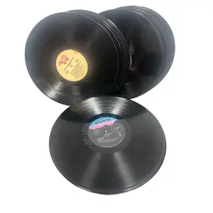 50 Vintage Vinyl Records For Wall Decor 12" Inch For Crafting or Decorating LP Wall Art Rock & Roll Music Home Decor