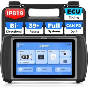 XTOOL IP819 V2.0 Bidirectional Scan Tool, 2025 Upgraded OBD2 Scanner with Active Test, PMI Function, 39+ Resets, ECU Coding, FCA AutoAuth, All Systems Scanner for Cars, 3-Year Update