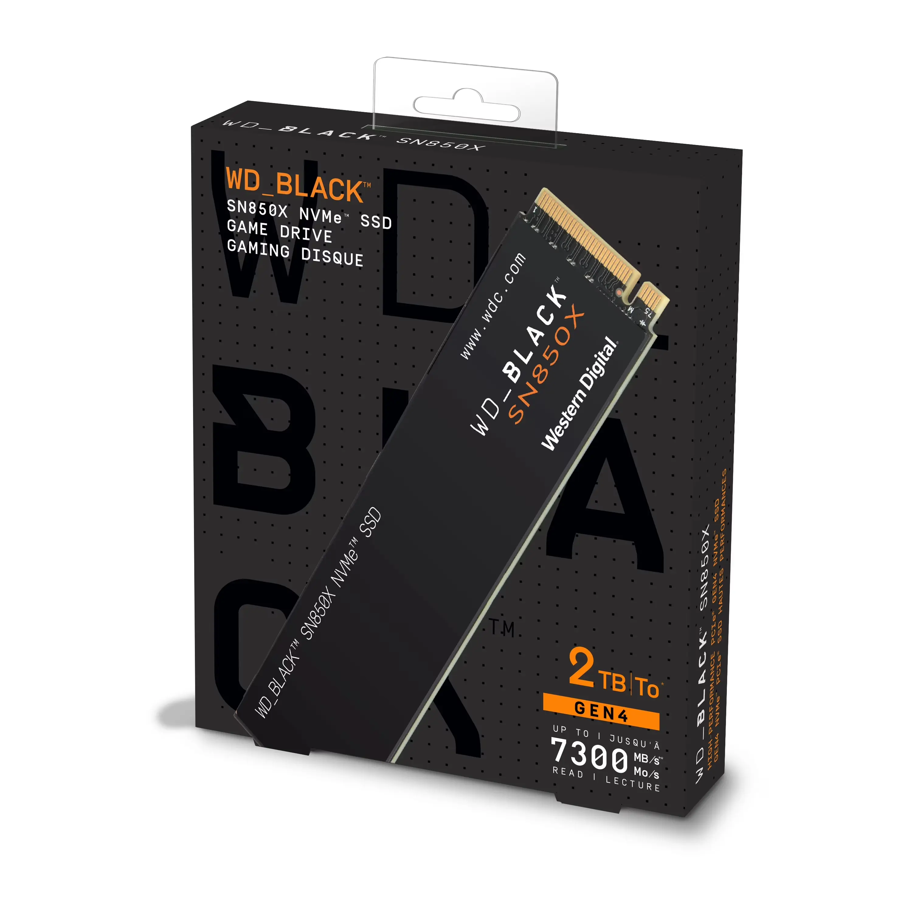 WD_BLACK SN850X NVMe Internal SSD, 2TB - WDBB9G0020BNC-WRWM