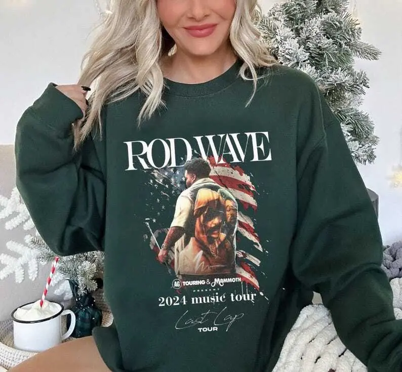 New Rod Wave Sweatshirt, Last Lap Tour Unisex Shirt, Men's and Womens 2024 Music Fans Touring Shirts And Hoodie, Gift For Fan