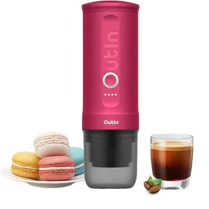Outin Nano Portable Espresso Maker (Crimson Red)