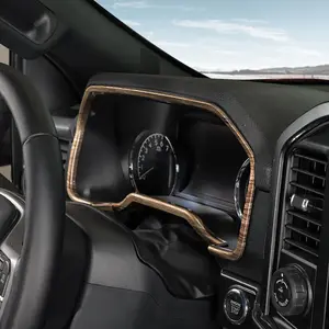 Dashboard Track Pack Bezel Cover Frame Decor Trim For Ford F150 2021+ Car Interior Accessories Fitment
