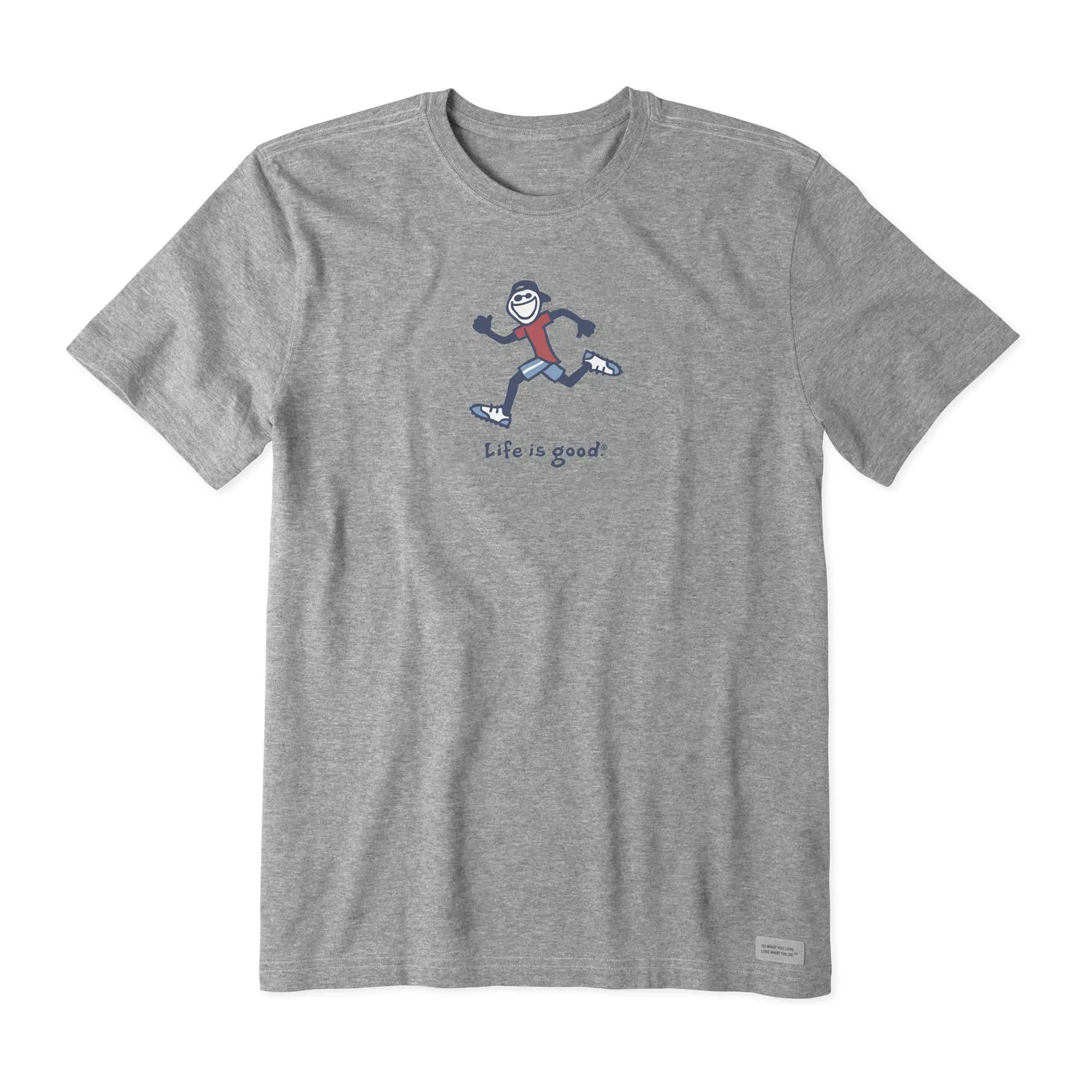 Life is Good Men's Running Jake Crusher Tee
