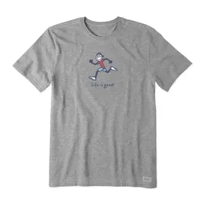 Life is Good Men's Running Jake Crusher Tee